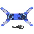 thumbnail image 2 of D F Coussin de Refroidissement pour Ordinateur Portable, Support de Refroidissement pour Ordinateur Portable Double Ordinateur Fournit un Support de Refroidissement pour Ordinateur Portable, 2 of 14