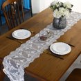 thumbnail image 4 of ZheElen Thé Table Drapeau TV Armoire Couverture Tissu Ride Résistant et Élégant Restaurants Champagne 26 * 120CM, 4 of 6