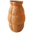 thumbnail image 2 of GUOOL Ceramic Vase Flower Container Decorative Vase for Office Dining Table Decoration Orange, 2 of 9