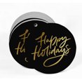 thumbnail image 2 of Inkdotpot Happy Holiday Bottle Tag Real Gold Foil Favor Hang Tags 100 Pack, 2 of 6