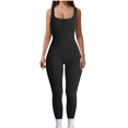 thumbnail image 2 of Mefallenssiah Spring and Fall Tight Waistband Sleeveless Neck Long Jumpsuit, 2 of 6