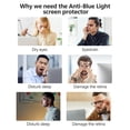 thumbnail image 3 of 23-inch ABS Monitor Screen Protector: Anti-Blue Light & UV Protection, Hanging Design for Eye Care, Scratch-Resistant, Dirt-Proof, Easy Installation, Universal Fit for 12.5-32 inch Desktop/Laptop, 3 of 6