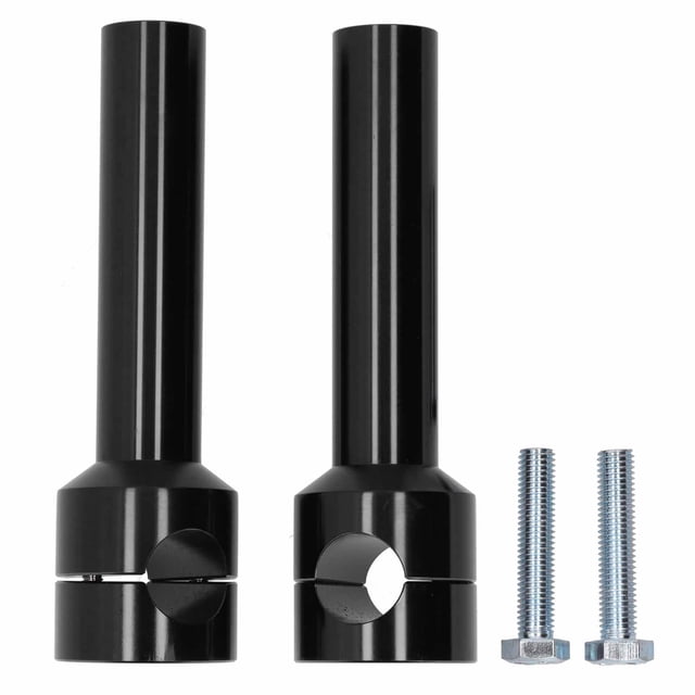 Guidon Riser Barre Graisse Riser Guidon Levage Rehaussement Guidon Moto Accessoire 2pcs 25mm Guidon Barre Risers Monter Pince Adaptateur Kit Alliage d'Aluminium Moto