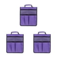 thumbnail image 3 of Baohd Portable Foldable Garden Kneeler Tool Bag For Outdoor Work Work Portable Storage Bags Stool Pouch Purple 3Set, 3 of 6