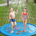 thumbnail image 3 of pitrice Kids Outdoor Sprinkler Mat Inflatable Play Water Pad for Infant Children Summer Sprinkle Toy Mat, 3 of 7