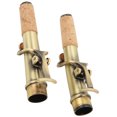 thumbnail image 2 of Saxophones Necks, Durable Portable Easy Installation Saxophone Neck 2Pcs  For Instrument Cyan Antique Brass, 2 of 8