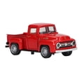 thumbnail image 4 of Modèle de Camionnette, Modèle de Camionnette Classique Moulé sous Pression Vintage pour Noël Rouge, Jaune, Beige, 4 of 7