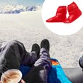 thumbnail image 3 of Outdoor Down Slippers Sock Shoes Warmer Boot Booties Red M, 3 of 7