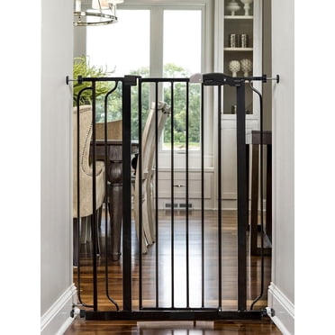 Regalo Extra Tall Baby  Gate Black