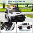 thumbnail image 1 of AKDSteel 24v Ride On Truck For Big Kids, 2 Seater Kids Ride On Truck Car With Remote Control, Led Lights, Bluetooth, Spacious Truck Bed, 3 Speed Options, And Suspension System, 1 of 8