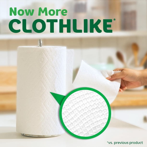 Bounty Select-A-Size Paper Towels, 8 Triple Rolls, White, 135