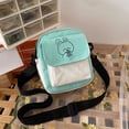 thumbnail image 4 of TopLLC Small Crossbody Bag for Women/Men, Matching Color Canvas Shoulder Bag with Rabbit Pattern, Mini Messenger Satchel Bag with Adjustable Strap, Lightweight Casual Crossbody Purse Gifts for Student, 4 of 6