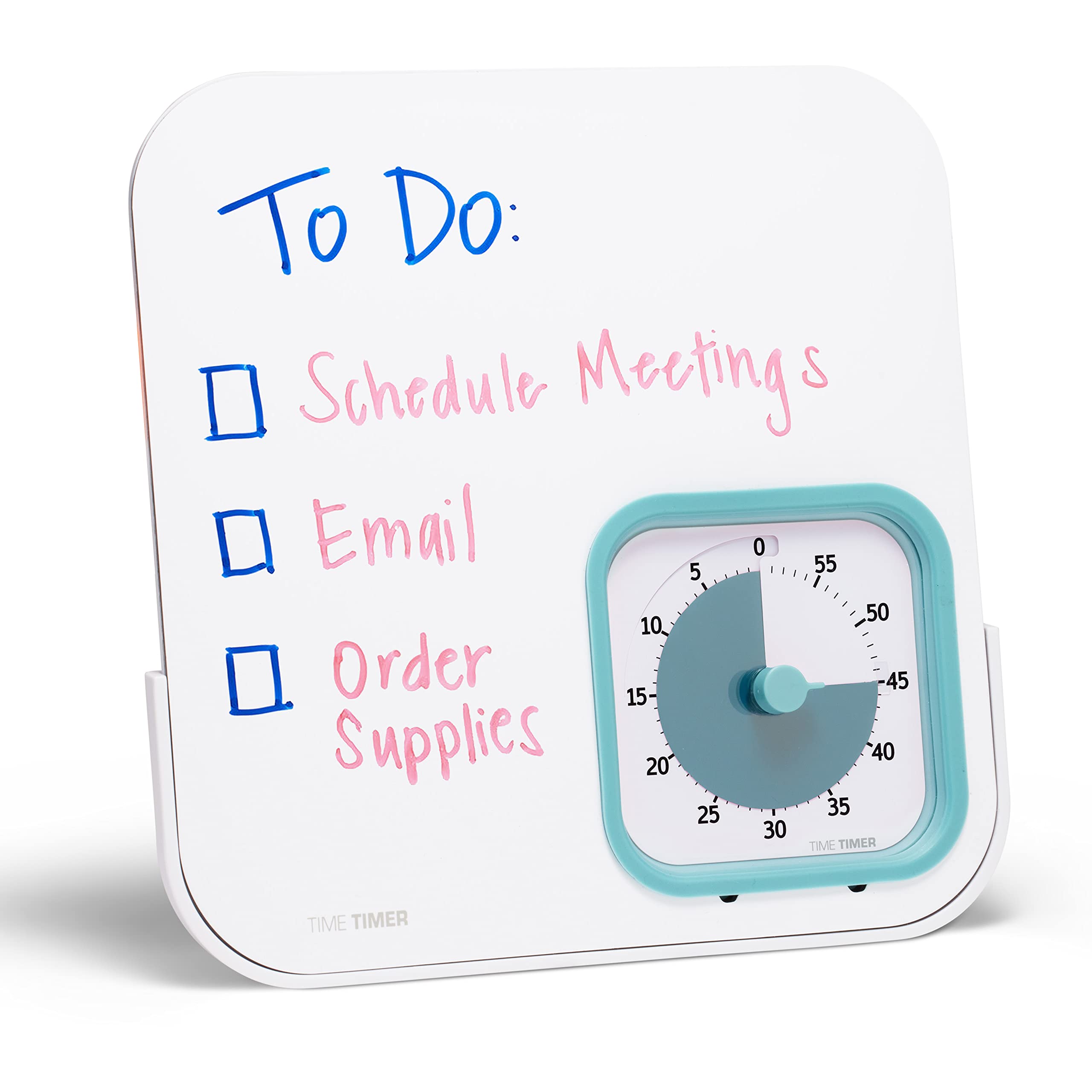 TIME TIMER MOD with Dry Erase Board  60-Minute Visual Countdown Timer with Magnetic Whiteboard  for Notes, Chores, Classroom and Office Reminders, Visual Schedules,