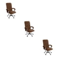 thumbnail image 2 of Wweixi 1/2/3 3pieces Chairs Comfort And Style Plush Office Chair Cover Wear-resistant hypodermal color L 3PCS, 2 of 6