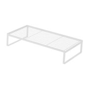 Miulika Computer Stand Space Save Shelf Desk Organizer Stand for Office Home White