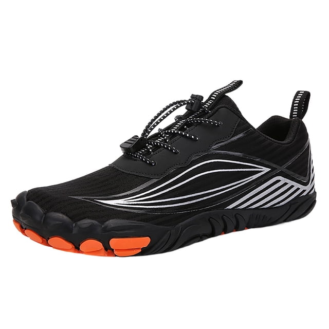 WEAIXIMIUNG Espadrilles Blanches pour Femmes à Plateforme Nouvelles Grande Taille Chaussures Non Amphibies Chaussures de Plein Air à Cinq Orteils de Randonnée et d'Alpinisme Chaussures pour Couples de Mise en Forme et de Sport Chaussures de Remontée de Ruisseau