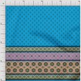 thumbnail image 1 of Soimoi Tissu Viscose Georgette Tourbillon, Feuilles & Panneau Floral Tissu au Mètre 42 Pouces de Large, 1 of 3