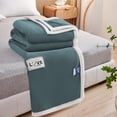 thumbnail image 4 of Flannel Air Conditioner Blanket | Microfiber Fleece Throw for Couch, Sofa, or Bed | Soft Lightweight Indoor Blanket for Warmth in Spring, Summer, Winter | Fade and Wrinkle Resistant Home Bedding, 4 of 8