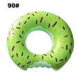 thumbnail image 2 of Doughnut Pool Float Inflatables Donut Pool Ring Donut Swimming Ring for Beach Pool, 2 of 5