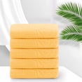 thumbnail image 1 of Big Savings! Five-Color Bear Embossed Face Towel, Soft and Absorbent Cleansing Bath Towel, Cute Bear Pattern Towel for Kids, Comfortable Towel for Facial and Bath Use, 1 of 5