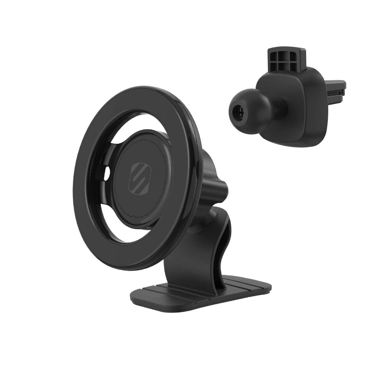 Scosche MagicMount™ SMSDV-SP Support MagSafe pour Voiture, Support Magnétique pour Téléphone Cellulaire pour Tableau de Bord / Ventilation