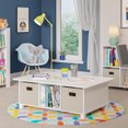 thumbnail image 3 of RiverRidge® Home 6-Cubby Storage Activity Table in White for Kids with 2-Piece Bins, 3 of 4