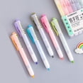 thumbnail image 1 of Boovnll Beautiful And Lovely Highlighter Mild Variety Of Colors, With Soft Tip, Non-permeating Color Quick Drying Easy To Hold, 6 Sets，90ml, 1 of 7