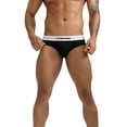 thumbnail image 4 of GTOPXMAN Men's Underwear Low Rise Briefs, 3-Pack, Size XL, Gray, 4 of 7