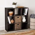 thumbnail image 3 of Mainstays 9-Cube Organizer, Espresso, 3 of 7