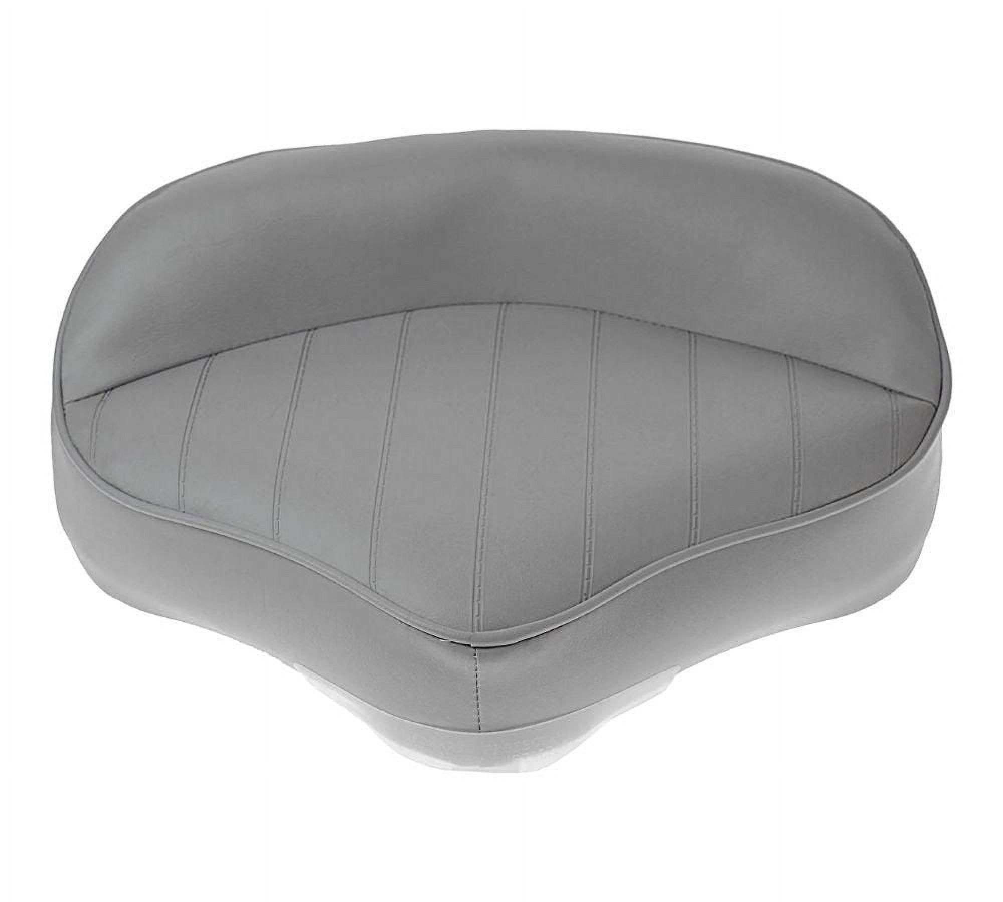 Blue Dog Marine Pro Siège moulé sur pied (gris), siège moulé 38,1 cm (L) x 30,5 cm (P) x 15,2 cm (H), siège de pont moulé standard à 4 boulons
