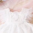 thumbnail image 4 of Robe en Dentelle Florale Sans Manches pour Bébé Fille, Princesse, Robe d'Été en Tulle pour Nourrisson, 4 of 7