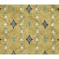 thumbnail image 4 of oneOone Cotton Flex Yellow Fabric Texture & Triangle Geometric Craft Projects Decor Fabric Printed By The Yard 40 Inch Wide, 4 of 4