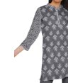 thumbnail image 4 of Moomaya Robes Tuniques Courtes en Poly-Crêpe pour Femmes Kurti Imprimé Mini Tenue d'Été, 4 of 5