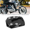 thumbnail image 3 of Motorcycle Kickstand Extension Plate, Aluminum Alloy Motorcycle Kickstand Extender Foot Side Stand Extension Foot Pad Support Plate for XMAX 125 250 300, 3 of 7
