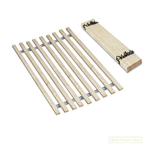 Mayton, 0.75-Inch Standard Vertical Mattress Support Wooden Bunkie Board/Slats, Queen, Beige