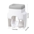 thumbnail image 3 of SDNall Rolling Toothpaste Squeezer, Wall Hangers Without Nails, Automatic Toothpaste Dispenser, Wall Mounted, Easy Operation, Strong Load Bearing, No Drilling Required, Automatic Toothpaste Dispenser, 3 of 6
