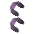 thumbnail image 4 of kurtrusly Boléro en Chiffon à Manches Longues Tendance pour Femmes Fleur Violette 2ensemble, 4 of 6