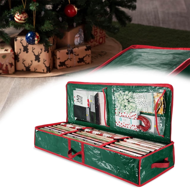 Christmas Daily Necessities Storage Bag Christmas Decoration Storage PE Multifunctional Organizing Bag