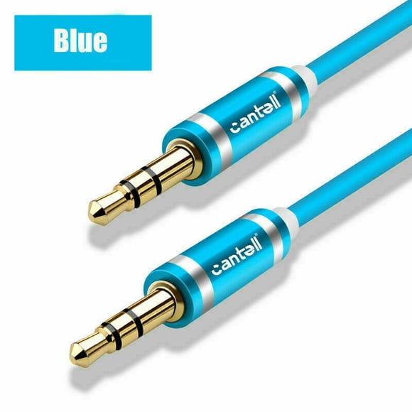 3.5mm AUX Audio Male to Male Stereo Jack Cable, KOOPAO 3.5mm Aux Auxiliary Audio HiFi Sound Nylon Braided Cord for All 3.5mm-Enabled Devices Headphones iPhones IPads, Home Speaker, Cars 3.28Ft