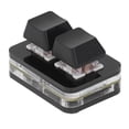 thumbnail image 4 of Mini Clavier Mécanique USB, Clavier à 2 Touches Rouge avec Commutateur pour Jeux de Rythme, Fonction Copier-Coller avec Touches de Raccourci, Facile à Programmer, Enregistrement des Instructions, 4 of 7