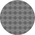 thumbnail image 1 of Ahgly Tapis Rond Lavable en Machine Intérieur Transitionnel Gris Carbone, 6 Pieds Rond, 1 of 7