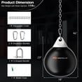 thumbnail image 3 of Goplus 18" 110Lbs Heavy Water Filled Punching Aqua Training Boxing Bag Home Gym Hook, 3 of 10