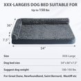 thumbnail image 5 of BFPETHOME Orthopedic Dog Beds for Large Dogs-Waterproof Sofa Dog Bed with Removable Washable Cover Large Dog Bed with Waterproof Lining and Nonskid Bottom Pet Bed for Large Dogs, 5 of 5