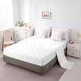 thumbnail image 3 of Erosebridal Pink Bow Ribbon Bedding Full Size, Princess Bowknot Comforter Sets with Sheets, Reversible 7 Pieces, 3 of 5