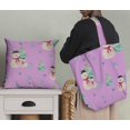 thumbnail image 5 of Soimoi Pink Modal Satin Fabric Snowman & Tree Christmas Print Fabric by the Yard 42 Inch Wide, 5 of 5