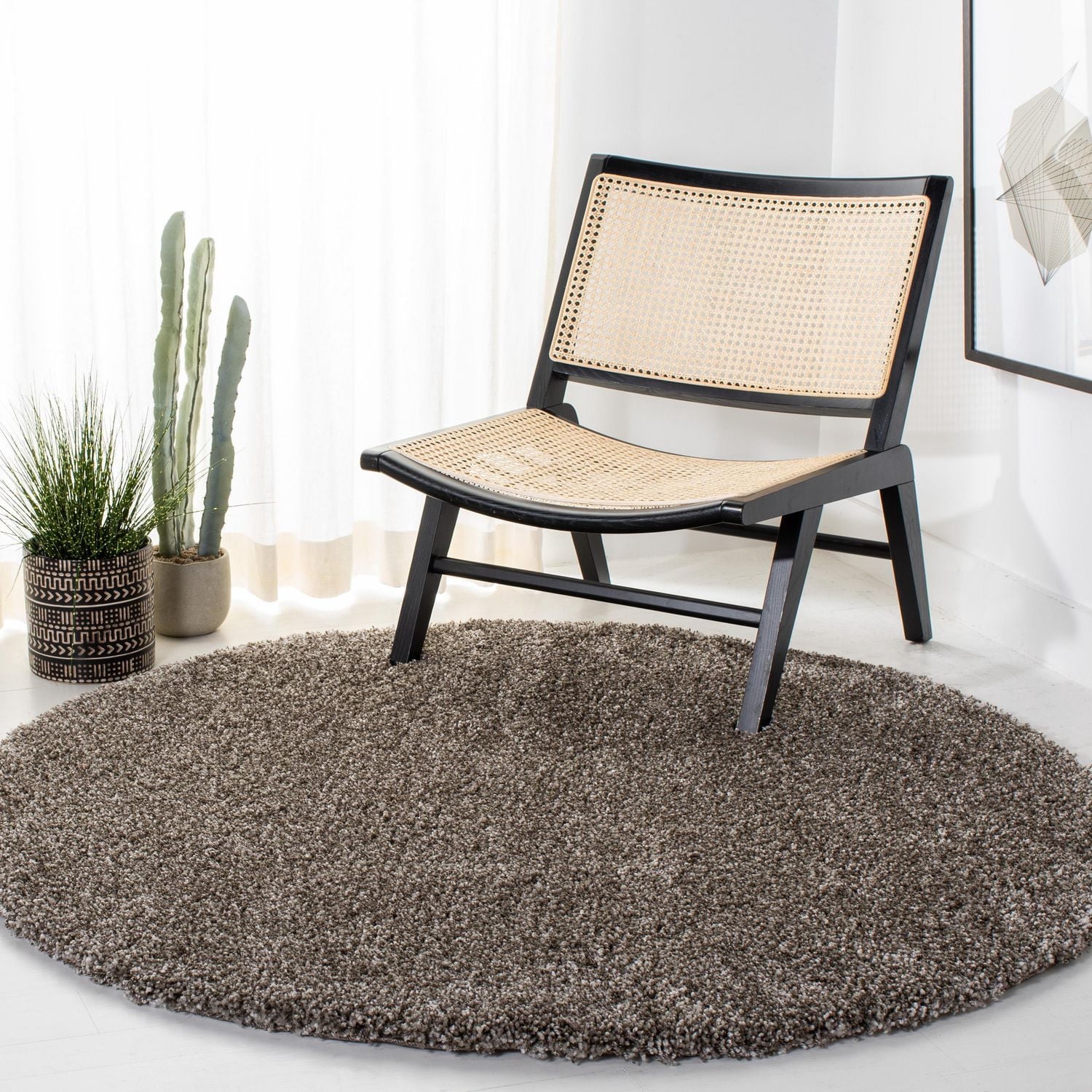 Safavieh Milan Harlow Tapis Peluche Solide Shag