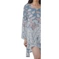 thumbnail image 3 of Moomaya Robes Décontractées Femmes Rayonne Robe Mini à Manches Longues pour Femmes, 3 of 4