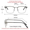 thumbnail image 4 of LifeArt Blue Light Blocking Computer Reading Glasses with Transparent Lens for Women/Men, 4 of 7