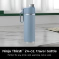 thumbnail image 4 of Ninja Thirsti 24oz. Travel Bottle, Blue, 4 of 5