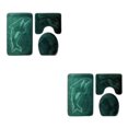 thumbnail image 4 of Baohd 3pieces Multi-functional Non-Slip Chenille Bath Rug Any Bathroom Eco-friendly PJ210917-A010 2Set, 4 of 6